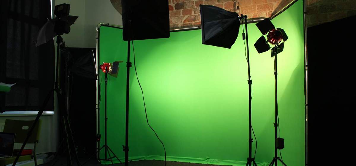 Ons nieuwe greenscreen in actie