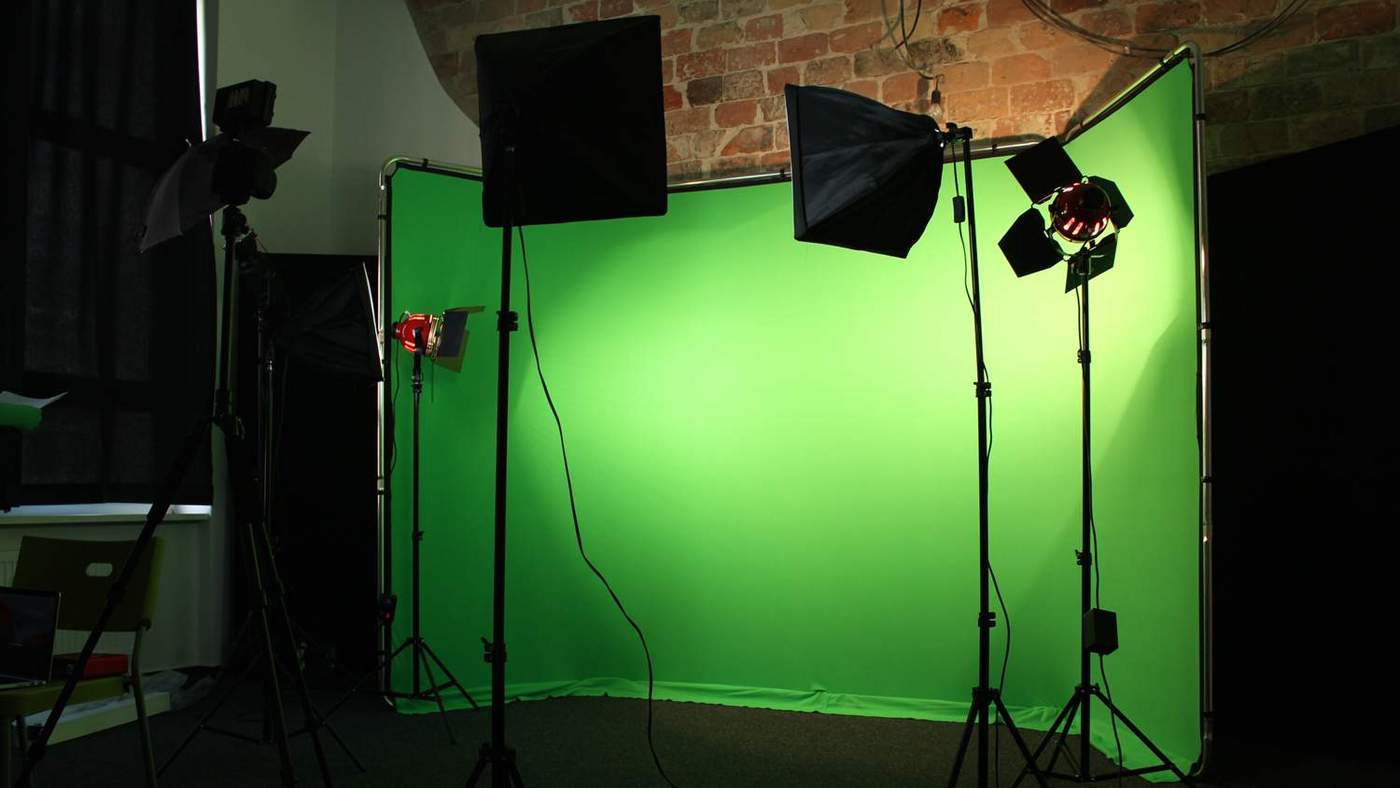 Unser neuer Green-Screen in Aktion