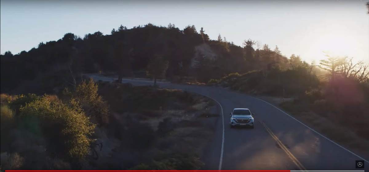Image spots for the Mercedes-Benz EQC